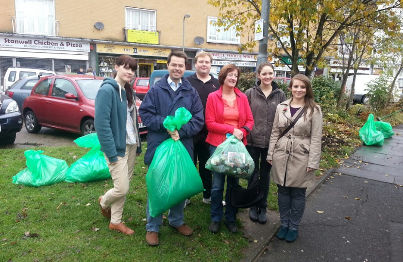 Julie Iles' action day with MP and team