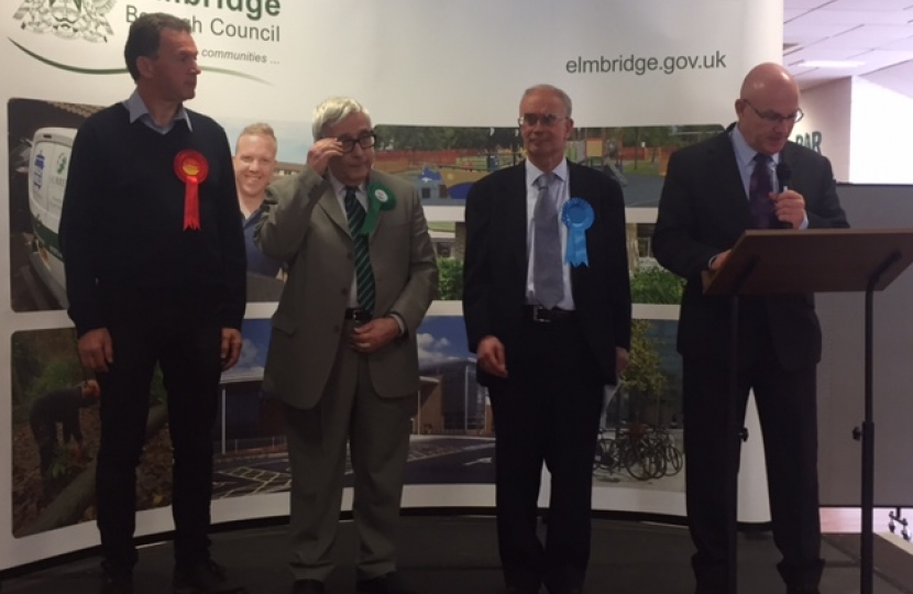 John O'Reilly's Hersham result is announced