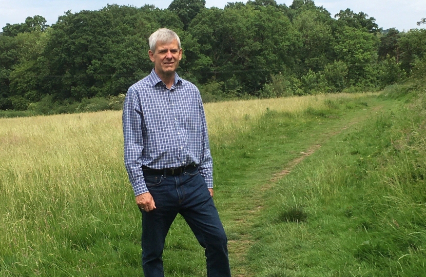 Cllr David Lewis in the Green Belt