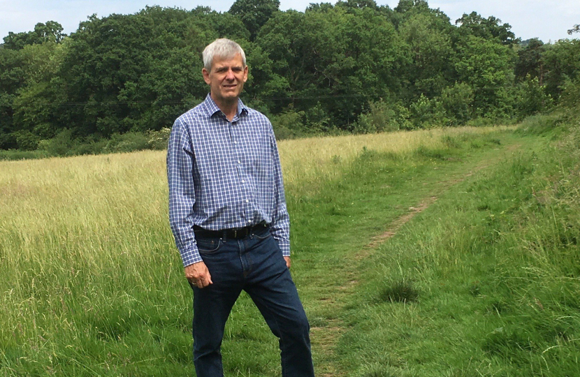 Cllr David Lewis in the Green Belt
