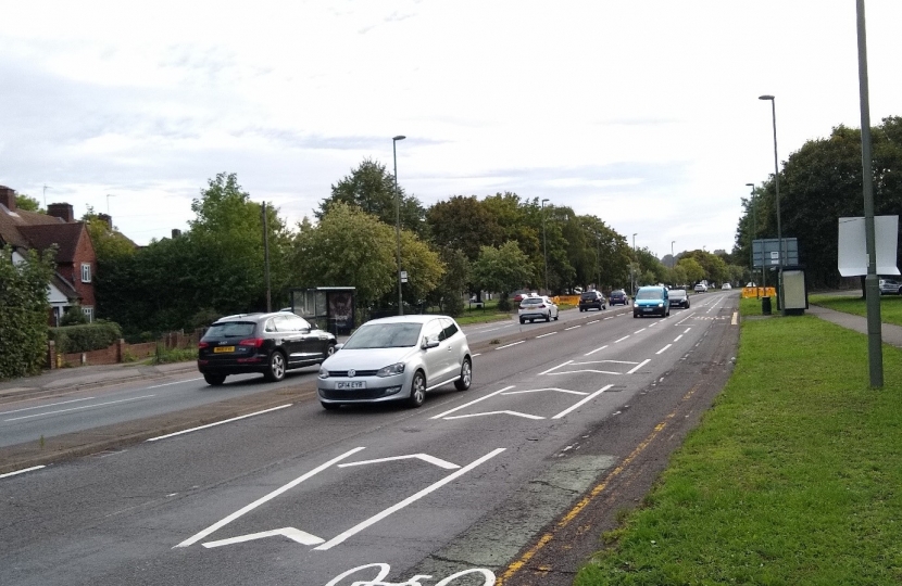 The Active Travel scheme at Esher Road