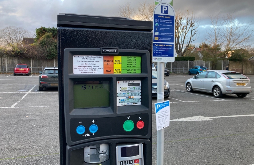 Parking metre at Molesey