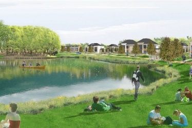 Bonnar Allan's artist impression of Drake Park