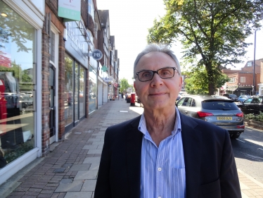 Dr Peter Szanto in Esher High Street