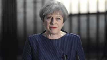 Prime Minister Theresa May in Downing Street