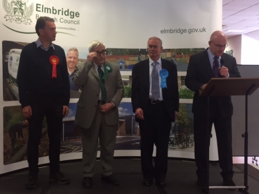 John O'Reilly's Hersham result is announced