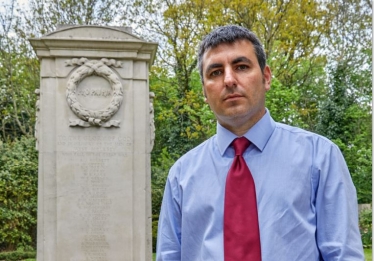 Steve Bax at West Molesey War Memorial