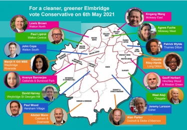 Your 2021 Elmbridge Borough Council candidates