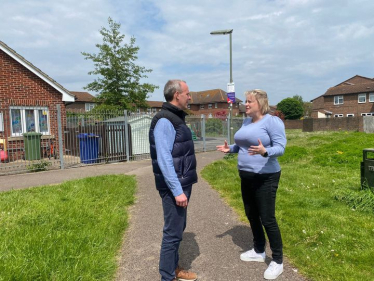 Dominic Raab and Lisa Townsend