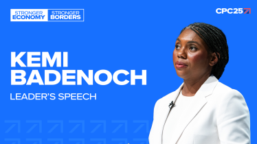 Kemi Badenoch closes Conference 