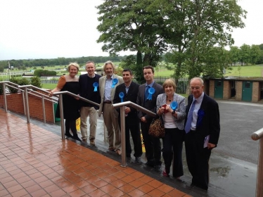 Elected councillors with Leader John O'Reilly (right)